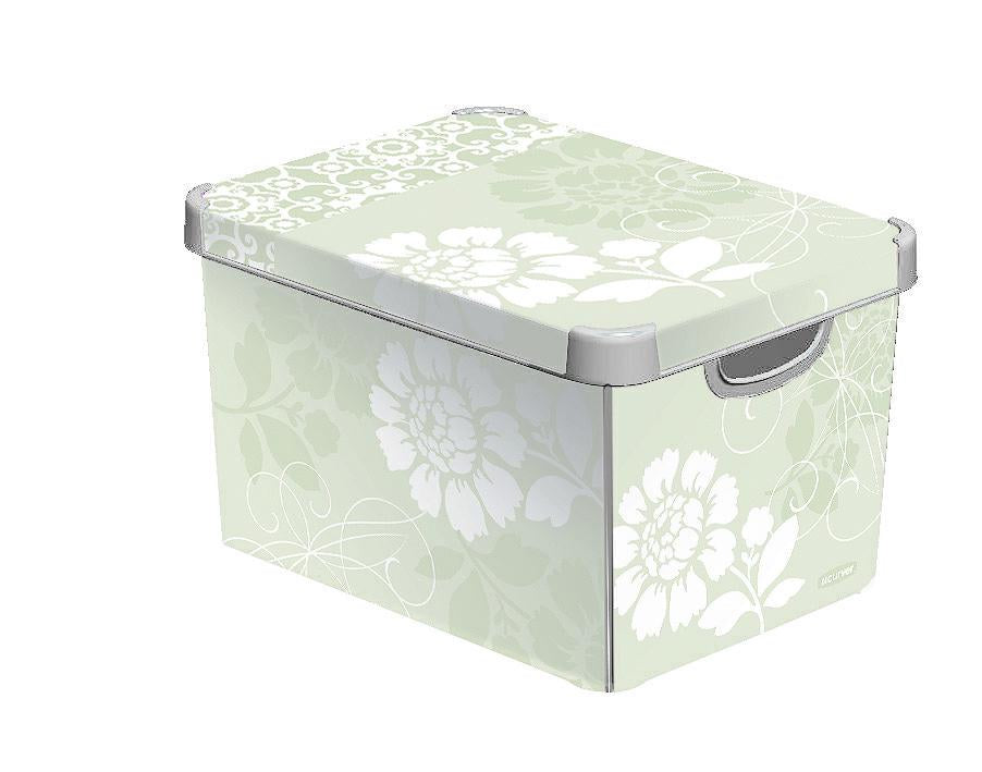 Caja de almacenamiento Curver DECOs Stockholm, tamaño L, varios colores