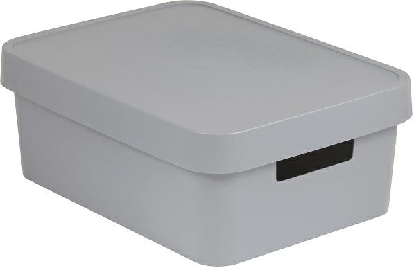 Curver - Bento Tupper Hermético para Alimentos Lunch & Go 1,4L. - con Cubiertos - 2 Compartimentos + Separador Interno - Color Verde Lima