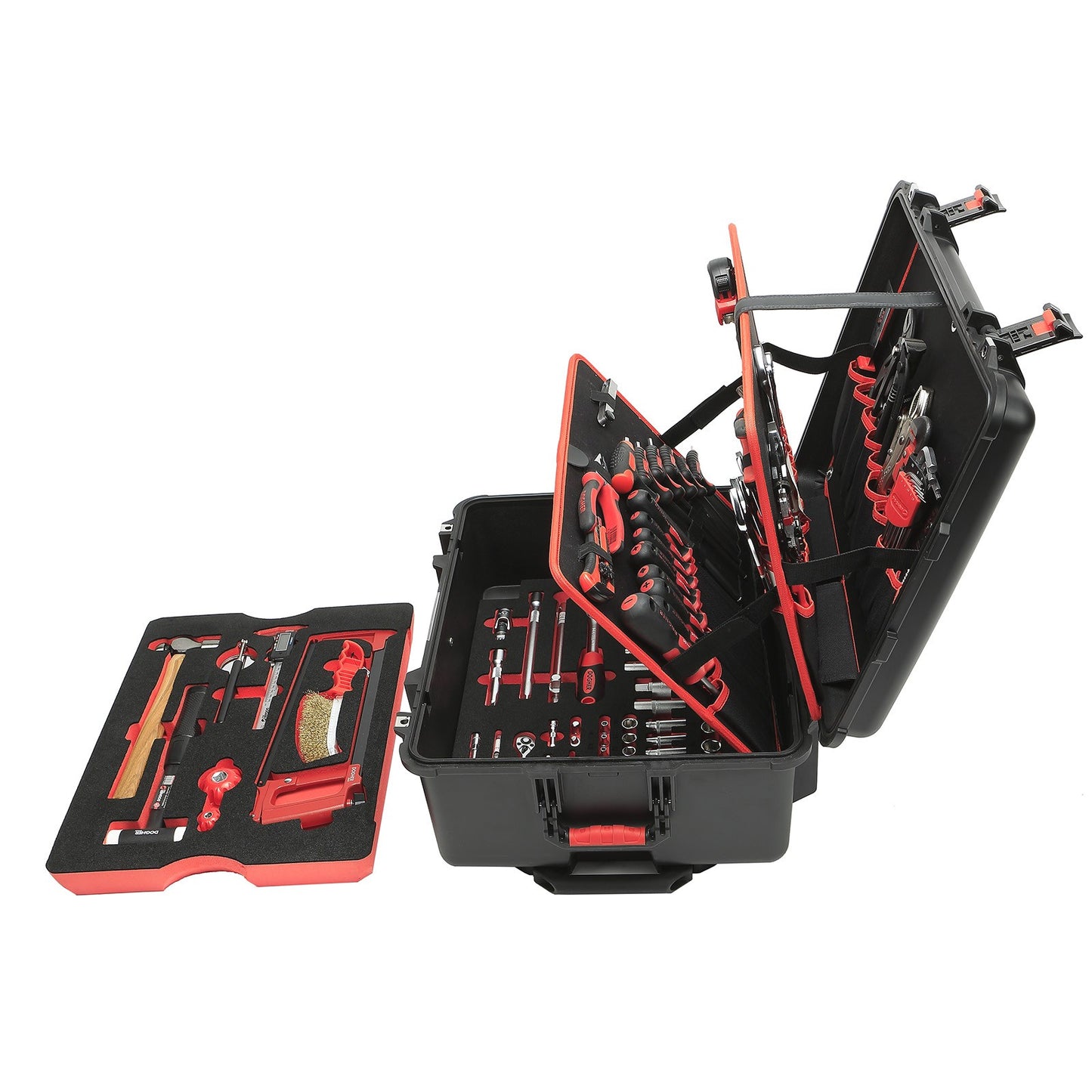 Dogher 051-510 - Trolley GOBOX Hermético + Herramienta Industrial 139 Piezas