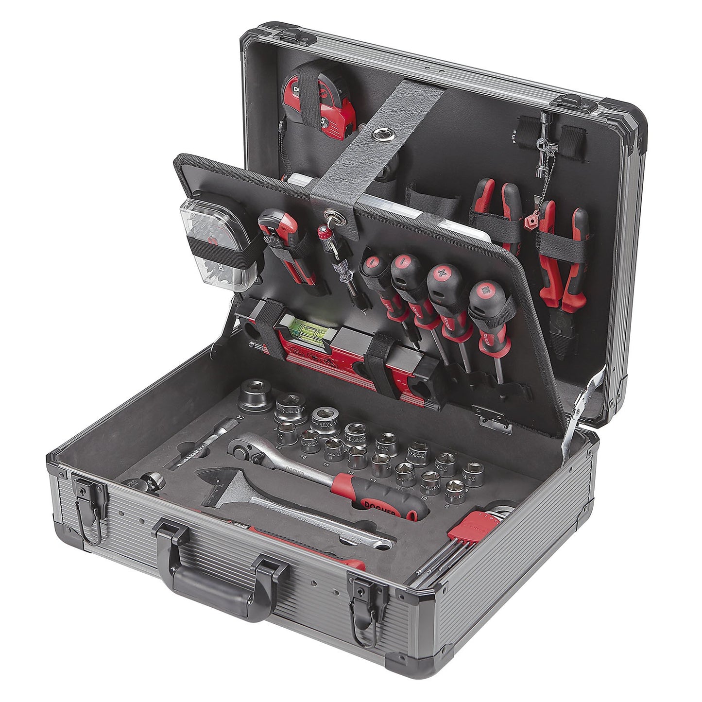 Dogher 051-520 - Maleta ALUBOX + Herramienta Profesional 85 Piezas