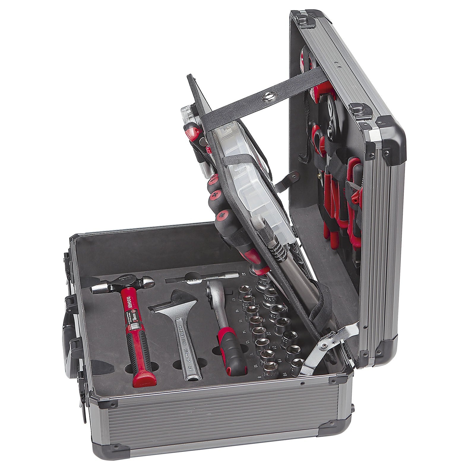 Dogher 051-520 - Maleta ALUBOX + Herramienta Profesional 85 Piezas