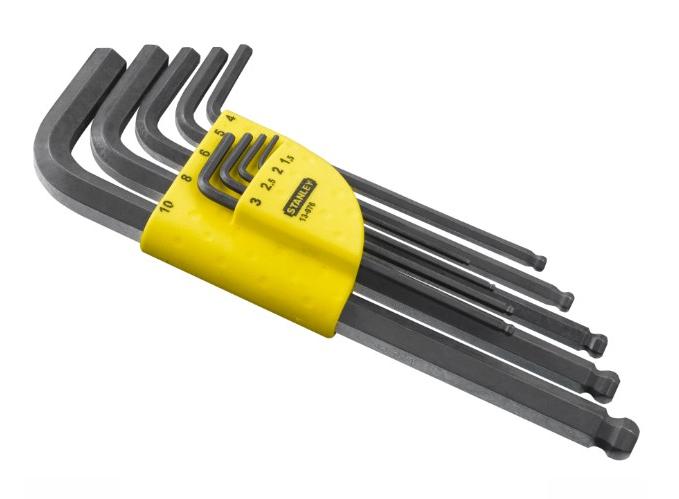 Stanley 1-13-976 - Juego 9 llaves hexagonales de 1,5 a 10mm
