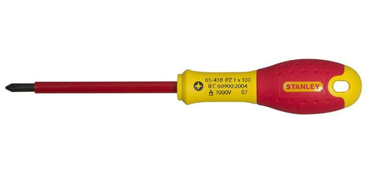STANLEY 1-65-419 - Destornillador aislado vde 1000v FatMax pozidrive pz2 x 125 mm