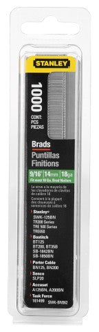 Stanley 1-SWK-BN0625T - Clavos/Brad 8/300 / E/tipo J, 15 mm - 1000 u