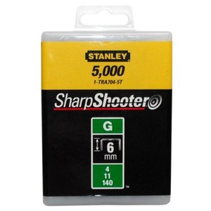 Stanley 1-TRA704-5T - Pack de 5000 grapas tipo G (6 mm)