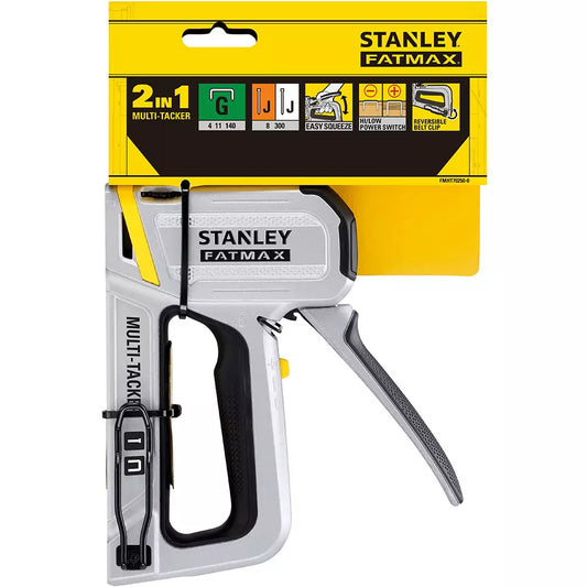 STANLEY FATMAX 2-en-1 Grapadora Multiuso, Trabajo Pesado, FMHT70250-0
