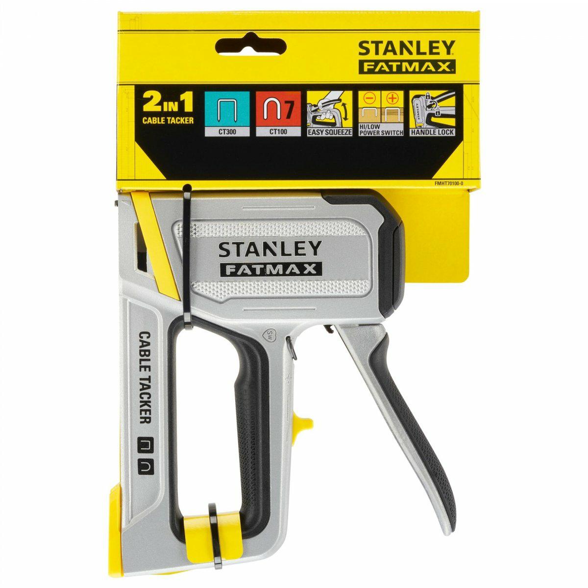 STANLEY FATMAX 2-en-1 Grapadora de Cable, FMHT70100-0