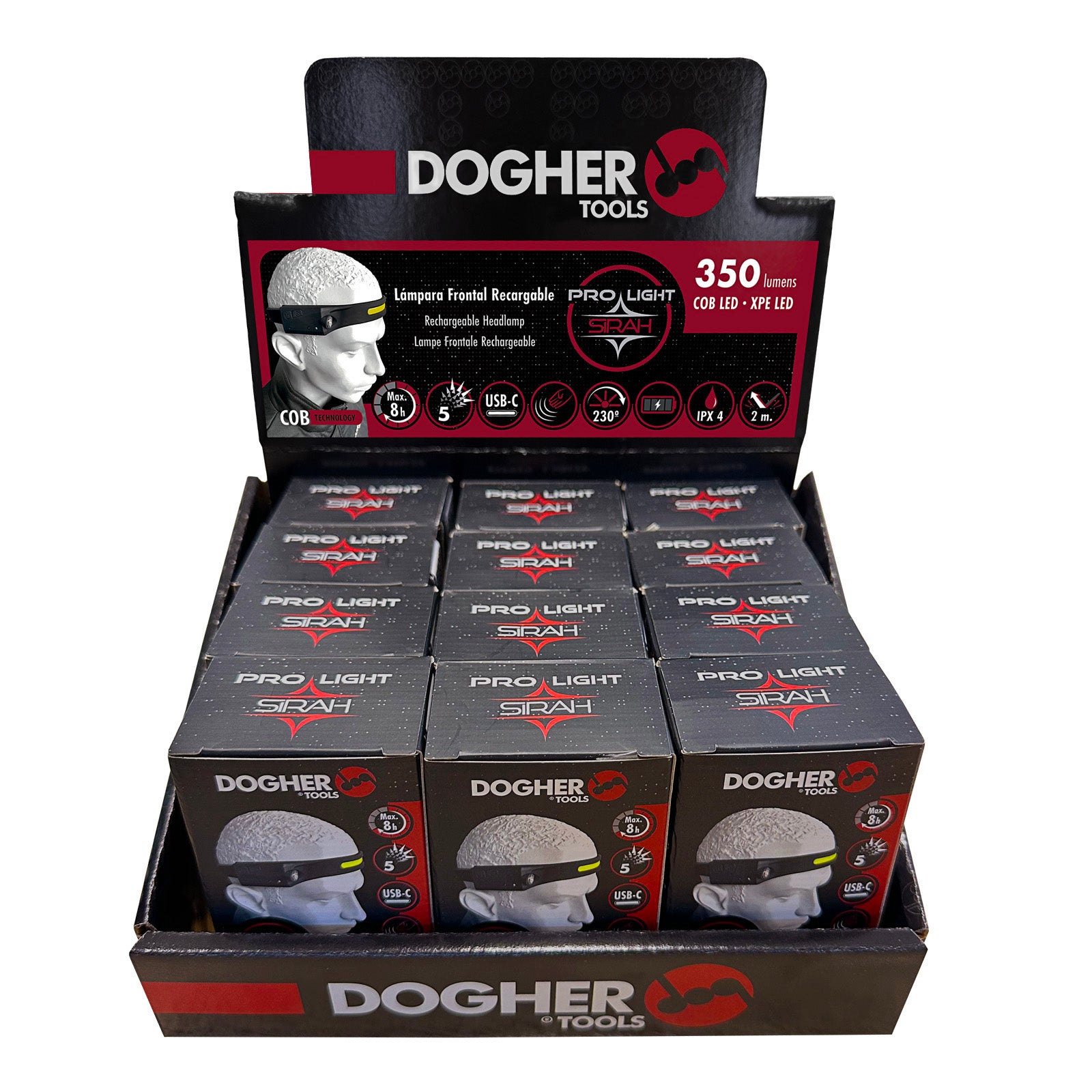 Dogher 1000-031J - Exp.12 Most.Front.Led Prolight Mod.Sirah