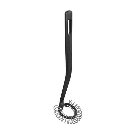 Fiskars Batidor espiral, Longitud: 27 cm, Ø 6 cm, Plástico, Functional Form, Negro, 1014438