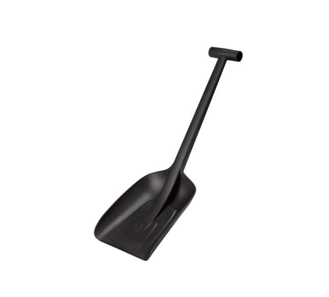 Fiskars Solid Pala de nieve para el coche, Longitud: 63 cm, Material sintético reforzado con fibra de vidrio, Negro, 1019353