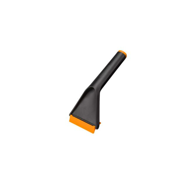 Fiskars Solid Raspador de hielo, Utilizable por ambas caras, Longitud: 21.5 cm, Material sintético, Negro/Naranja, 1019354