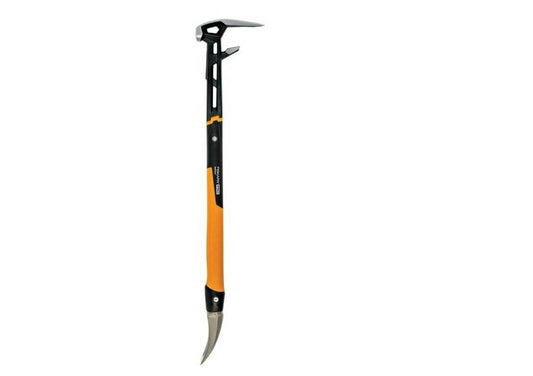 Fiskars Herramienta de demolición IsoCore L, Para una variedad de trabajos de demolición, Longitud: 75,3cm, Peso: 2,6 kg, Negro/Naranja, 1027221