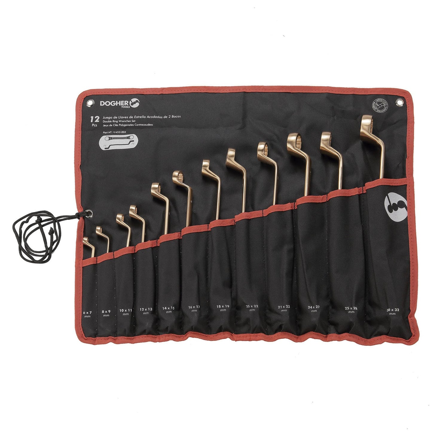 Dogher 10453-003 - Bolsa 12 Llaves Estrella Acod. 75º Cu-Be