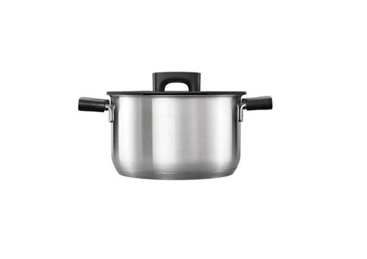 Fiskars Hard Face Cazuela, 3,5 litros, Acero inoxidable, 1052240