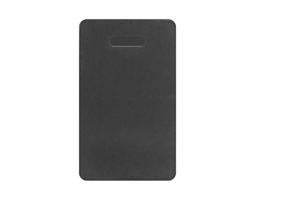 Fiskars Almohadilla para arrodillarse, Relleno de espuma con funda resistente a la humedad, 46 x 28 x 2 cm, Negro, Solid, 1062832