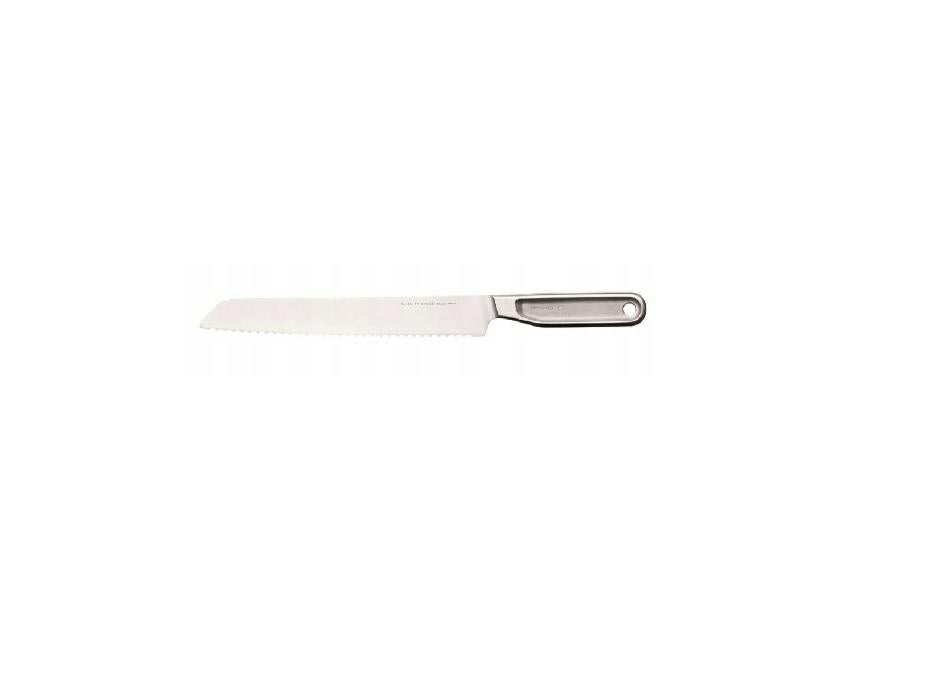 Fiskars Cuchillo Para Pan All Steel, Longitud Total: 34,8 cm, Acero Duro Japonés Aichi, 1062883