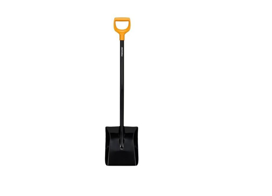Fiskars Solid+ - Pala metálica con empuñadura en D