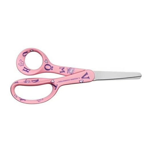 Fiskars X Moomin Tijeras infantiles con diseño Mumin, Para diestros, Longitud: 13 cm, Hojas de seguridad de acero inoxidable, Pequeña My, 1071496