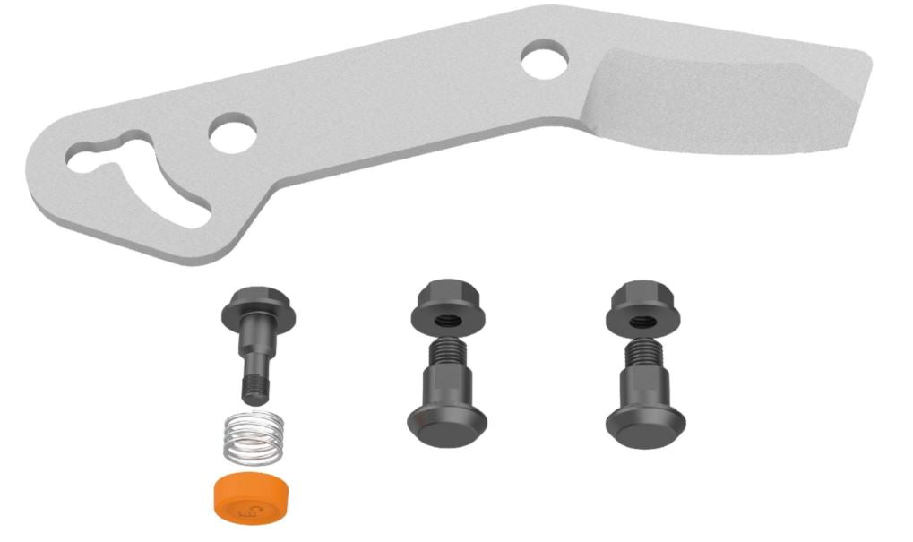 Fiskars Set de Repuestos con Cuchilla y Tornillos Para Podadora de Ramas DualAction LX108, Para Ramas de Hasta 50 mm de Diámetro, Con Revestimiento Antiadherente, Acero, Gris, 1080138