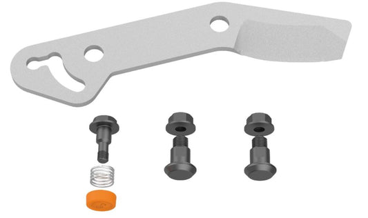 Fiskars Set de Repuestos con Cuchilla y Tornillos Para Podadora de Ramas DualAction LX108, Para Ramas de Hasta 50 mm de Diámetro, Con Revestimiento Antiadherente, Acero, Gris, 1080138