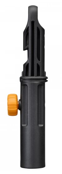 Fiskars OneClick Adaptador Universal, Conexión de Mangos OneClick con Cabezales de Herramientas de Otras Marcas, Amplia Compatibilidad, Negro y Naranja, 1080704