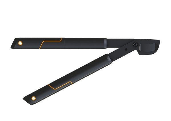 Fiskars Podadera de dos manos SingleStep (S) L28, Revestimiento antiadherente, Acero de precisión templado, Longitud: 50 cm, Negro, 1001432