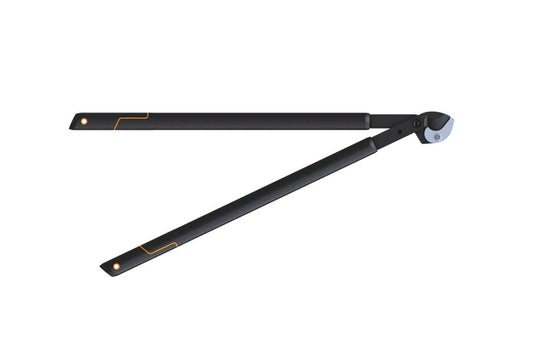 Fiskars Podadera de dos manos con yunque SingleStep (L) L39, Revestimiento antiadherente, Acero de precisión templado, Longitud: 82 cm, Negro, L39, 1001430