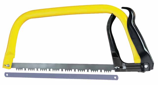 Stanley 1-20-447 - Sierra de arco 300 mm para madera y metal + 2 hojas