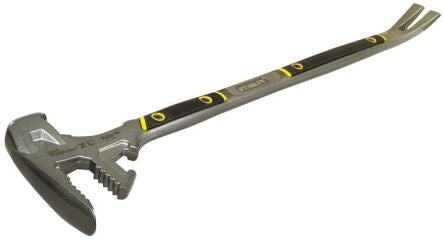 STANLEY FATMAX Barra Fubar III Pro, Herramienta de Demolición Multifunción con Mango de Caucho, 76cm, 3,85kg, 1-55-119