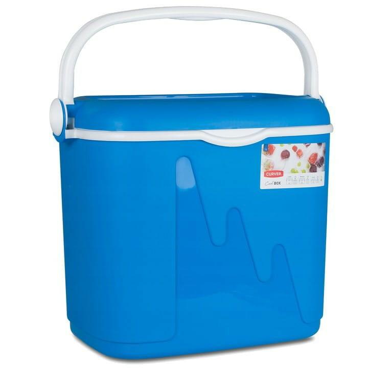 Curver Nevera portátil con asa, Ideal para Camping, Playa, Picnic, Capacidad 33 L, Color Azul