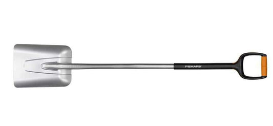 Fiskars Pala de 23 cm, Longitud total: 130 cm, Negro/Naranja, Xact, 1003688