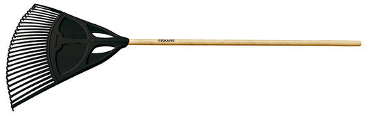 FISKARS 135591 - Escoba para césped XL (con Mango 27 Dientes Llanos, Anchura 65 cm)