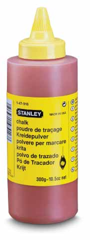 Stanley 1-47-404 - Tiza de trazar roja 115g