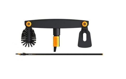 Fiskars Herramientas Sets Mango Telescópico Plus dachrinnenreinig Quickfit 1001425, Multicolor