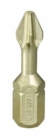 Stanley - Puntas de atornillar 1/4" PH2 x 25 mm Extreme Hard Torsion, 6 uds