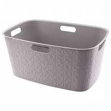 CURVER Softex 45L - Baúl para ropa (diseño elegante, ligero y práctico, 70% reciclado, 59 x 39 x 27 cm), color gris