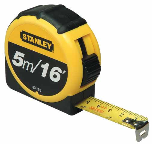 STANLEY Flexómetro Tylon de 8 mx25mm, Cinta Métrica, Cinta de Acero Resistente, Revestimiento Duradero Tylon (aumenta en 50% durabilidad), Diseño Compacto Ergonómico, 0-30-656