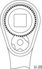 2093 U-20 - 1/4" Ratchet, U-20