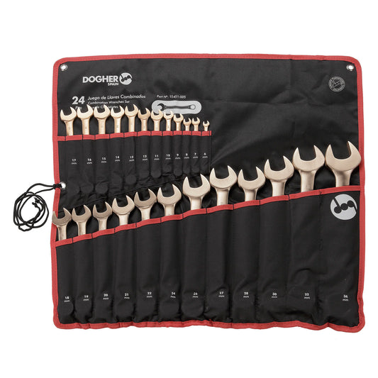 Dogher 15451-005 - Bolsa 24 Llaves Combinadas 6-36Mm Al-Br