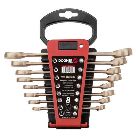 Dogher 15451-018 - Juego 8 Llaves Combinadas 8-19Mm Al-Br