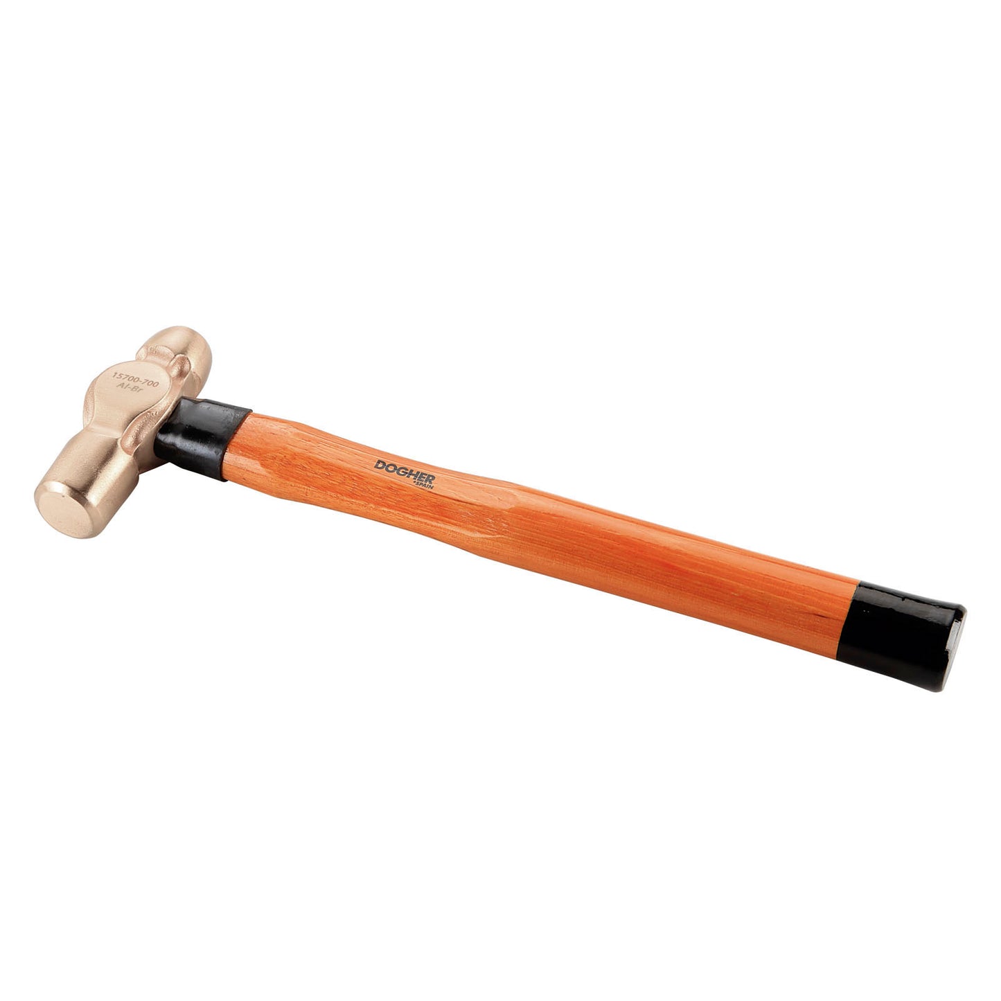 Dogher 15700-450 - Martillo Bola M/Madera 450Gr Al-Br