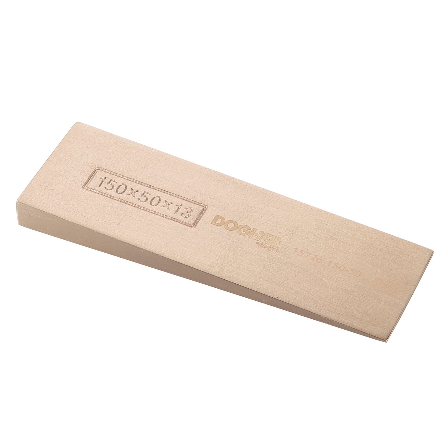 Dogher 15726-100-50 - Cuña 100X50X10Mm Antichispa Al-Br