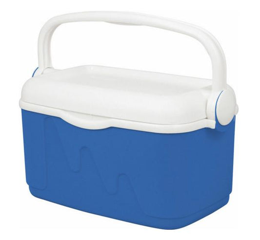 Curver Nevera portátil con asa, Ideal para Camping, Playa, Picnic, Capacidad 10 L, Color Azul