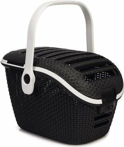 Curver- Cesta de Transporte de Perro, 53cm x 37cm x 33cm, Color Grafito