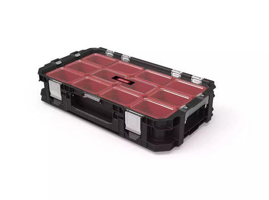 Keter 240051 Connect Organizer - Caja de Herramientas, Color Negro/Rojo, 54 x 30.2 x 11.4 cm
