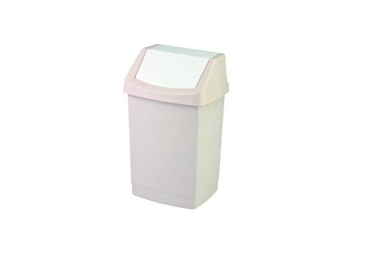 Curver Cubo de Basura, plástico, plástico, Beige, 38.5 x 33.5 x 63.5 cm
