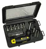 Stanley 0-63-022 - Juego de atornillador 22 piezas con estuche