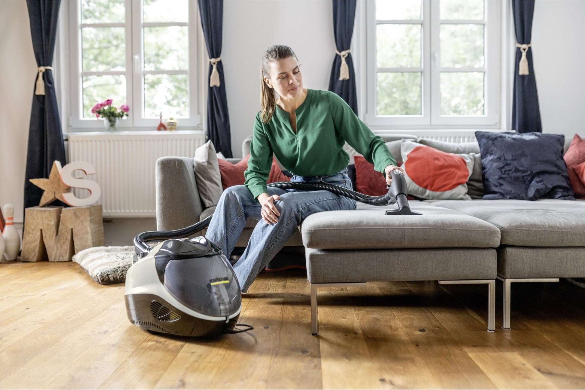 Kärcher 1.439-490.0 - Limpiadora-aspiradora de vapor SV 7