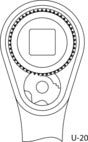 1993 U-20 G - Carraca 1/2" reversible - Ferrotecnia