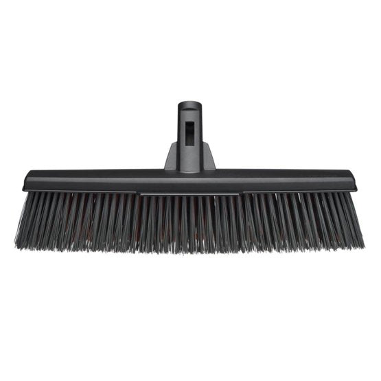 Fiskars Cabezal de Escoba Multiuso con cerdas Powerclean, Ancho: 47 cm, L, Plástico, Negro, Solid, 1025931